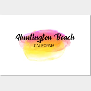 Huntington Beach Sunset Posters and Art